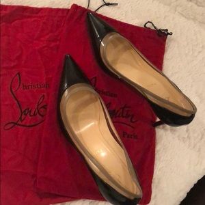 Christian Louboutin Black Patent heel